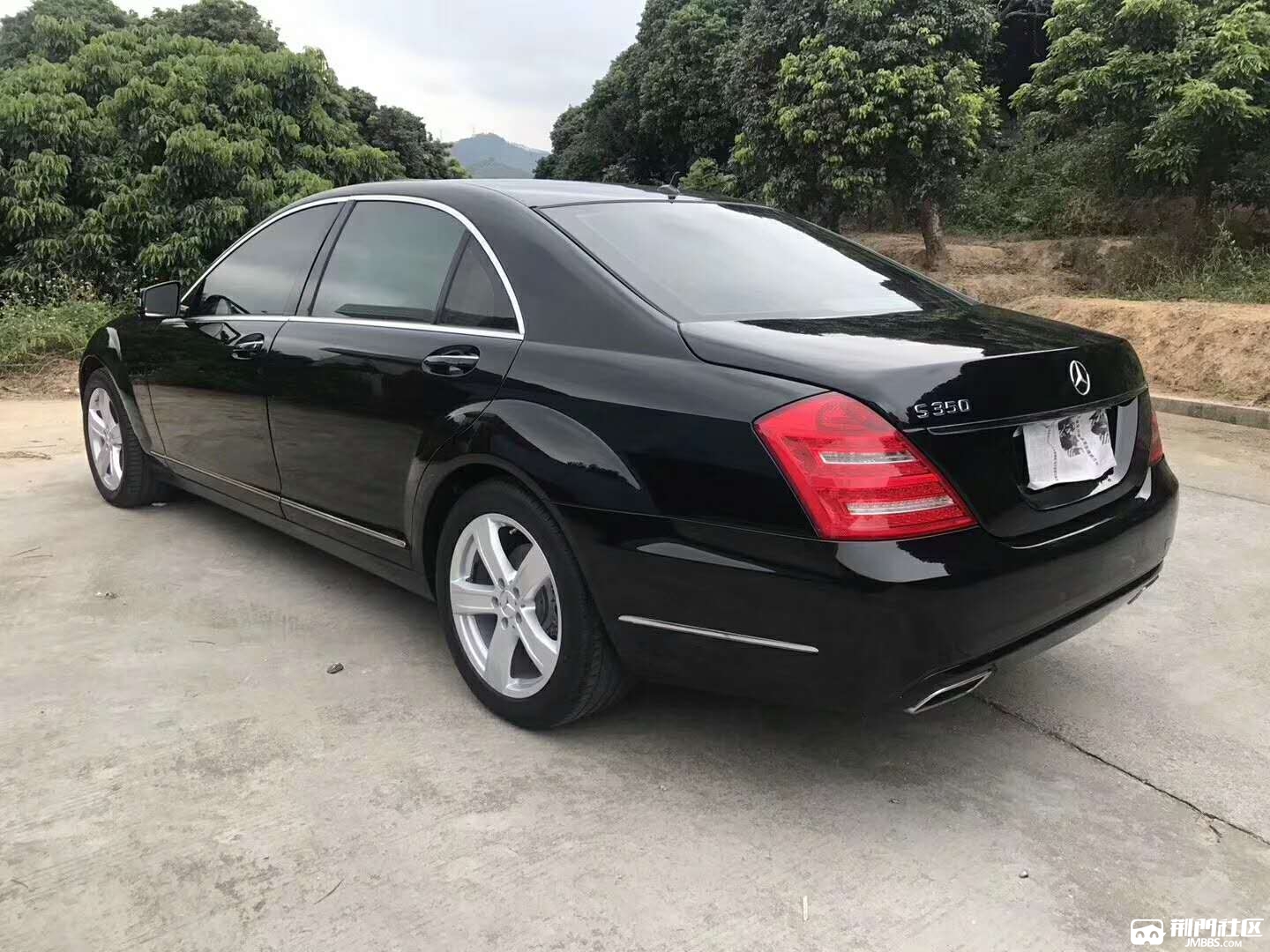 12年奔驰s350黑色黑内