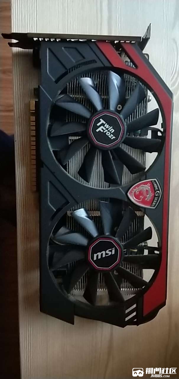 低价慢出一张闲置下来的微星红龙750ti2g显卡