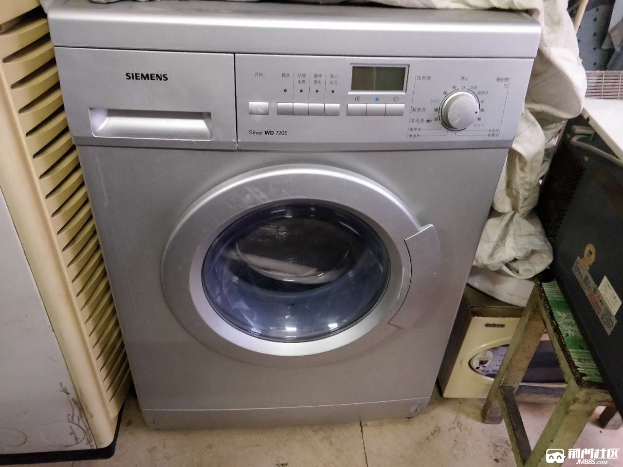 西门子滚筒洗衣机带烘干550元
