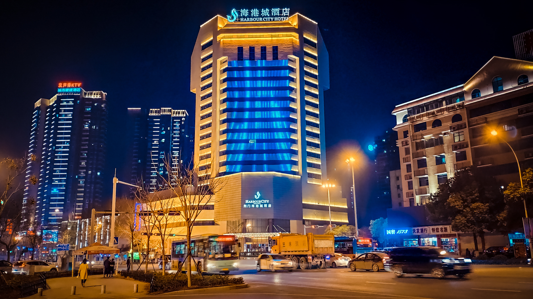 手机随拍荆门夜景第二部