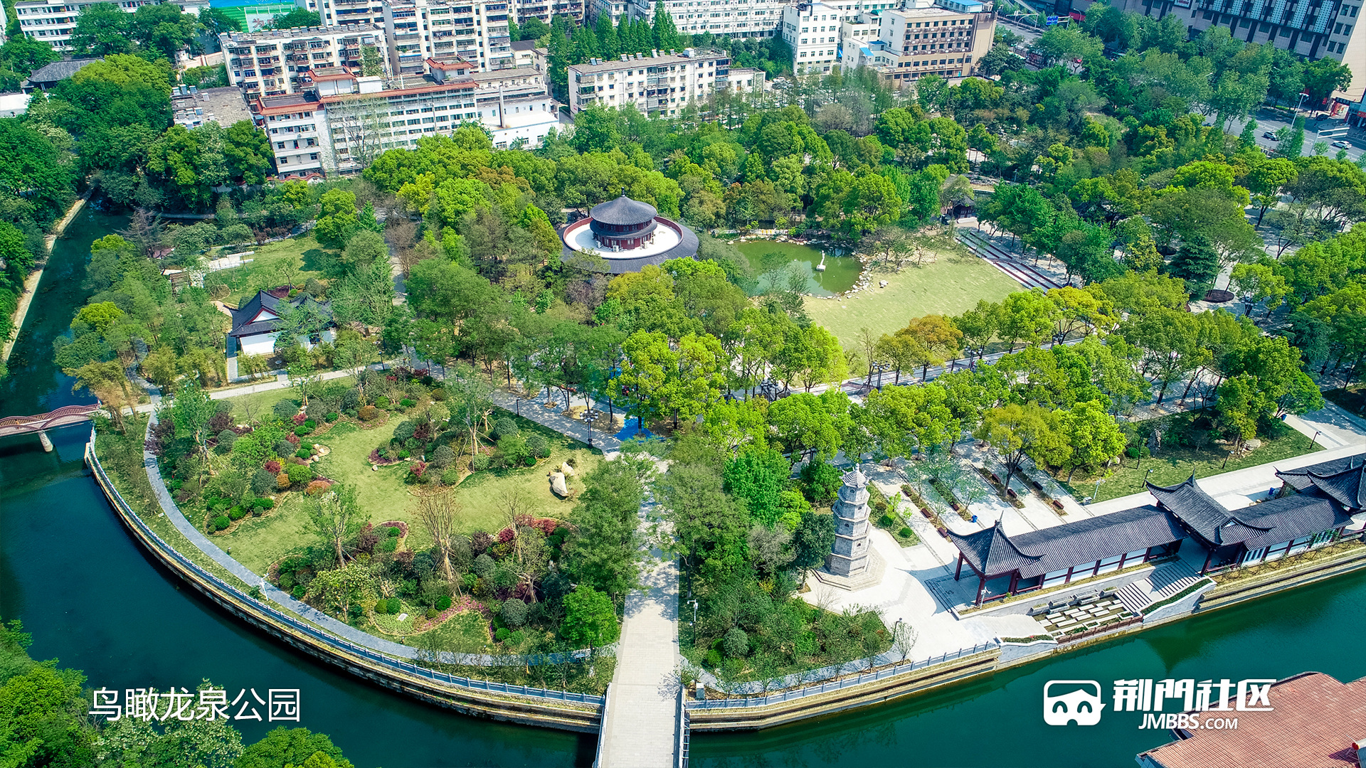 鸟瞰龙泉公园