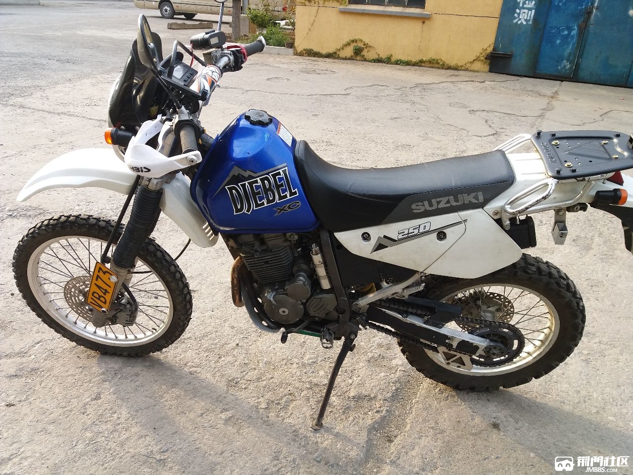 00年的进口250越野拉力车 铃木大眼250