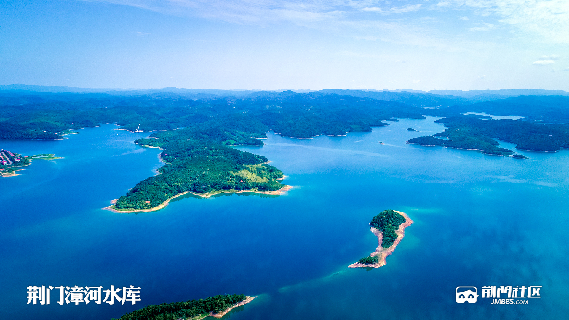 航拍漳河一角 - 我是拍客 - 荆门社区