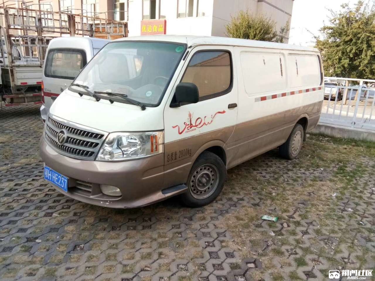 卖福田大盲窗封闭式箱式货车