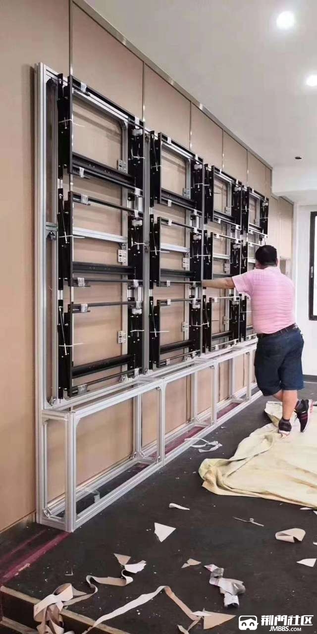 制做安装户内户外464955寸led拼接屏大型显示系统工程