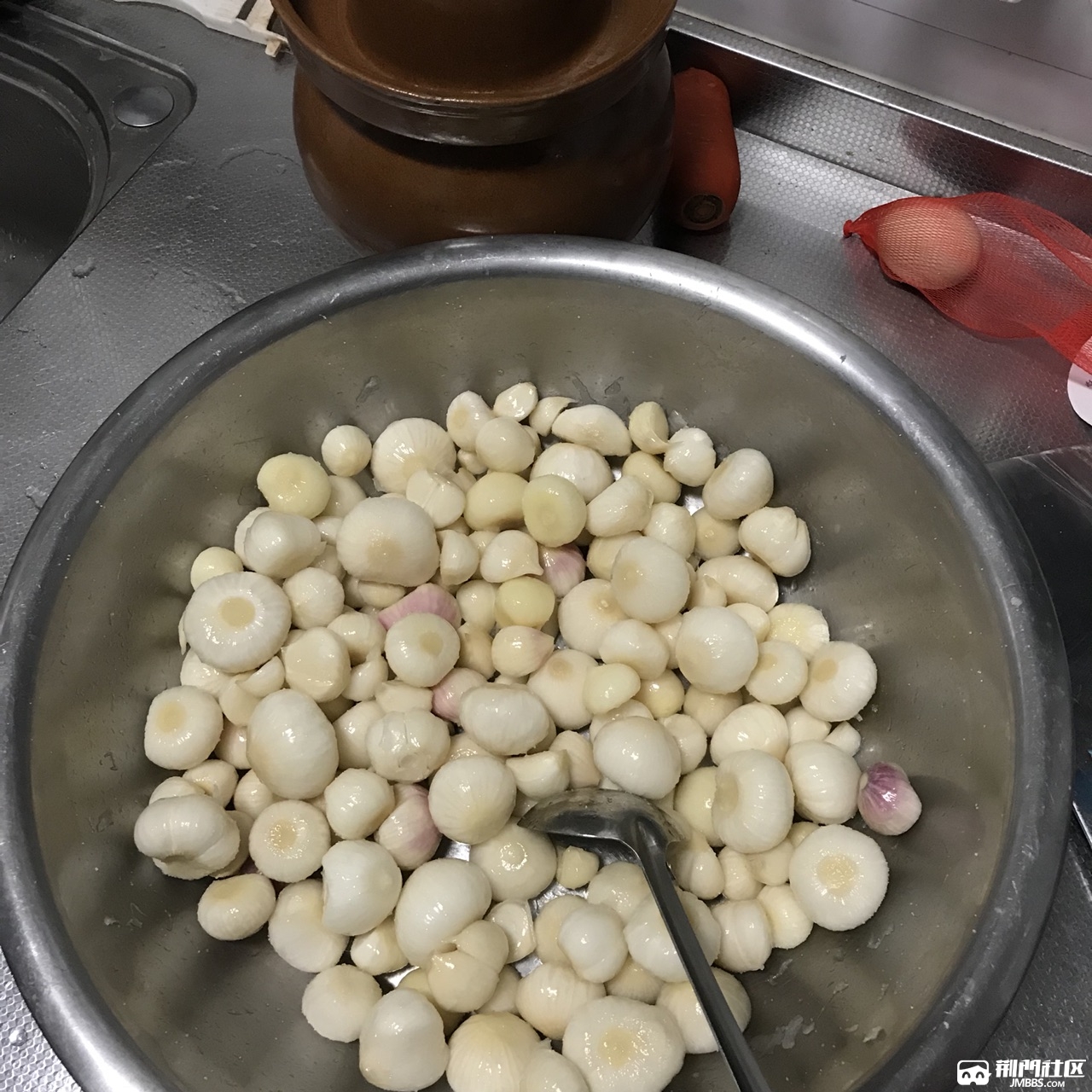 泡葱果子和腌独蒜