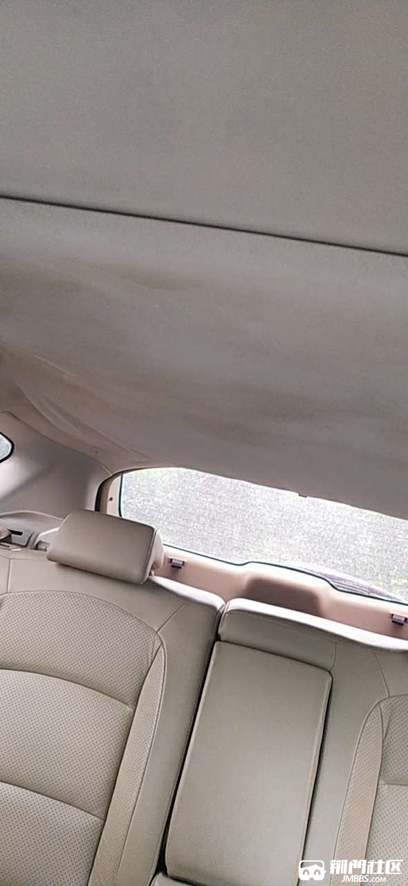 汽车顶棚布脱落了