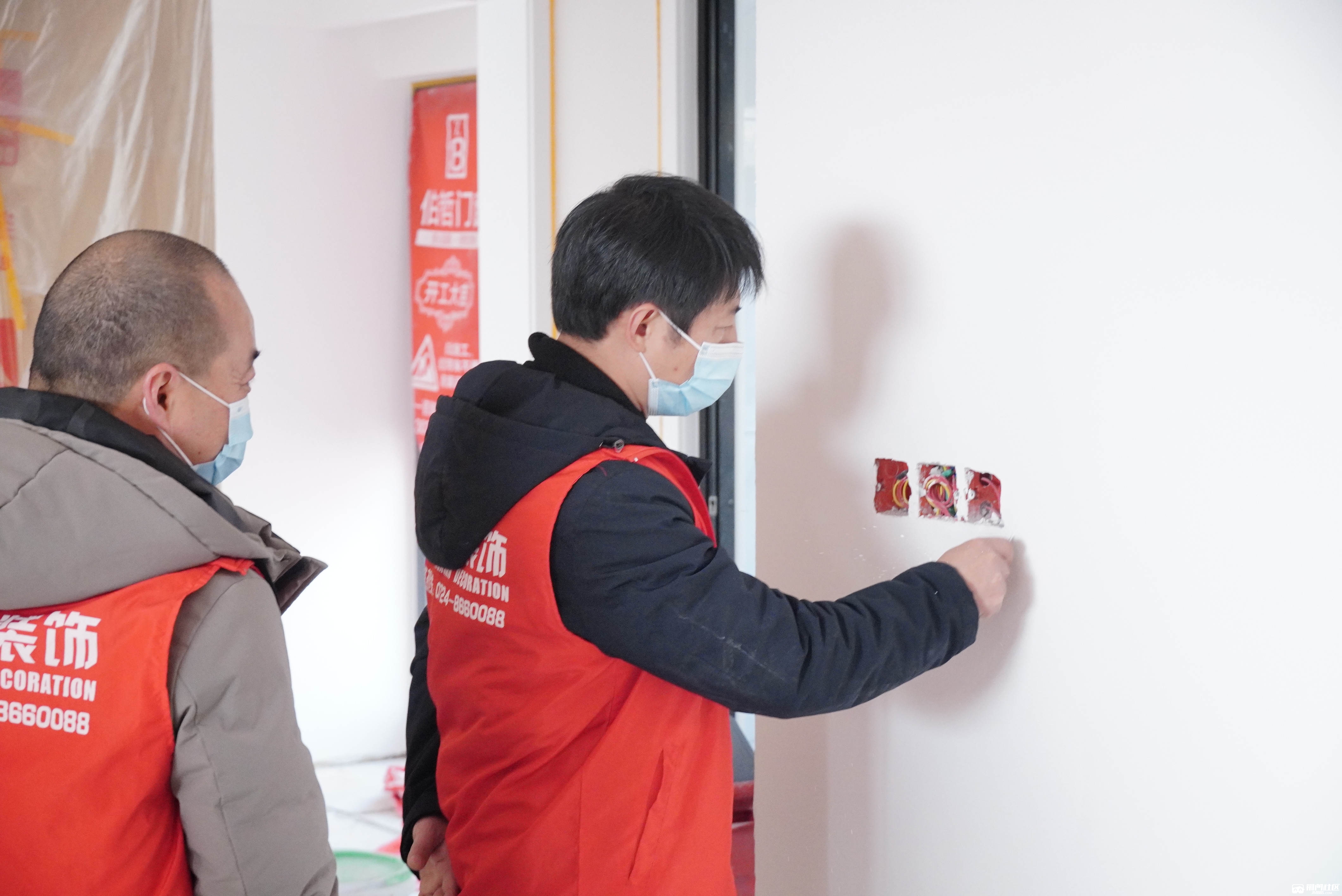 东轩周五工地巡检家装无小事2021我们继续为您的爱家保驾护航