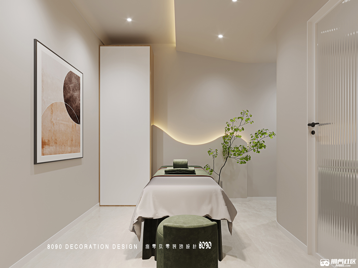 楚伊医美168m2侘寂风独一无二的空间美学