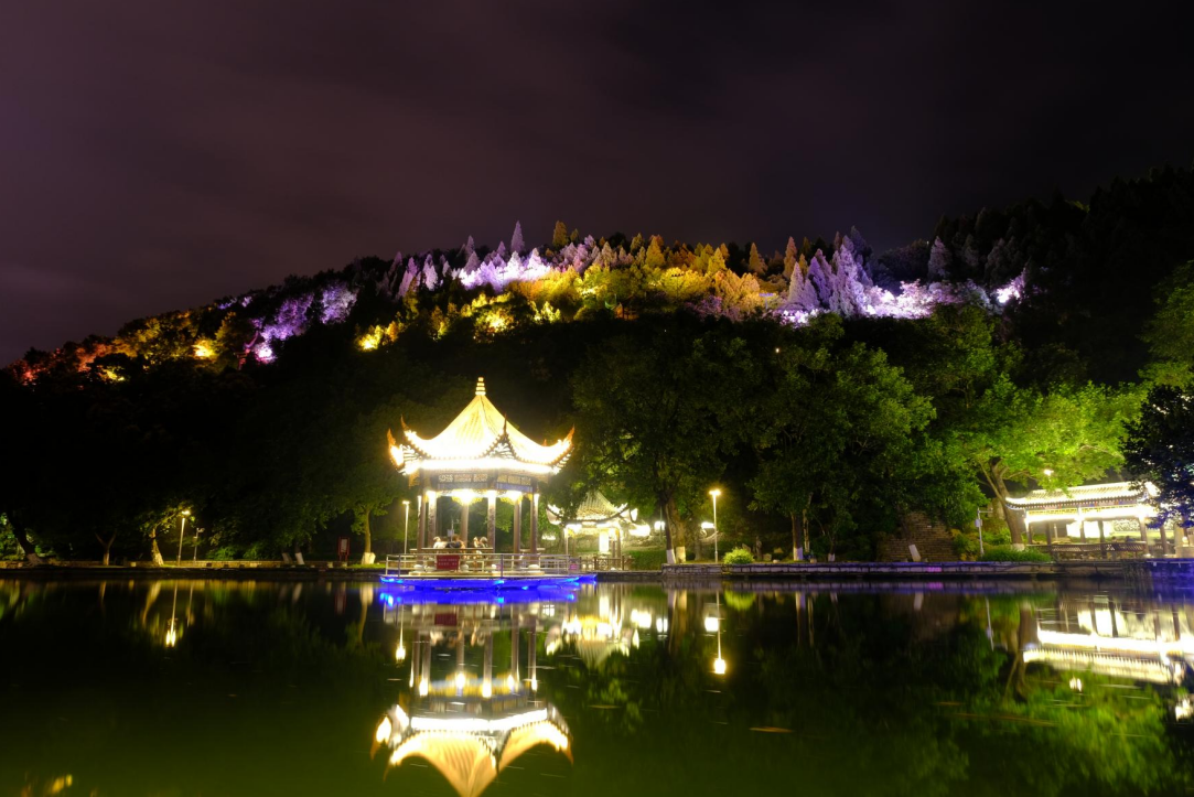 龙泉夜景最美的地方图片